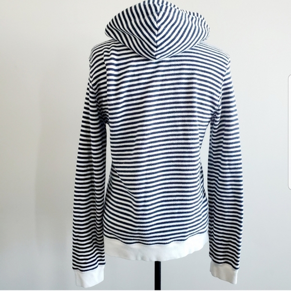 COPY - Club Monaco striped sweatshirt hoodie - Picture 6 of 8